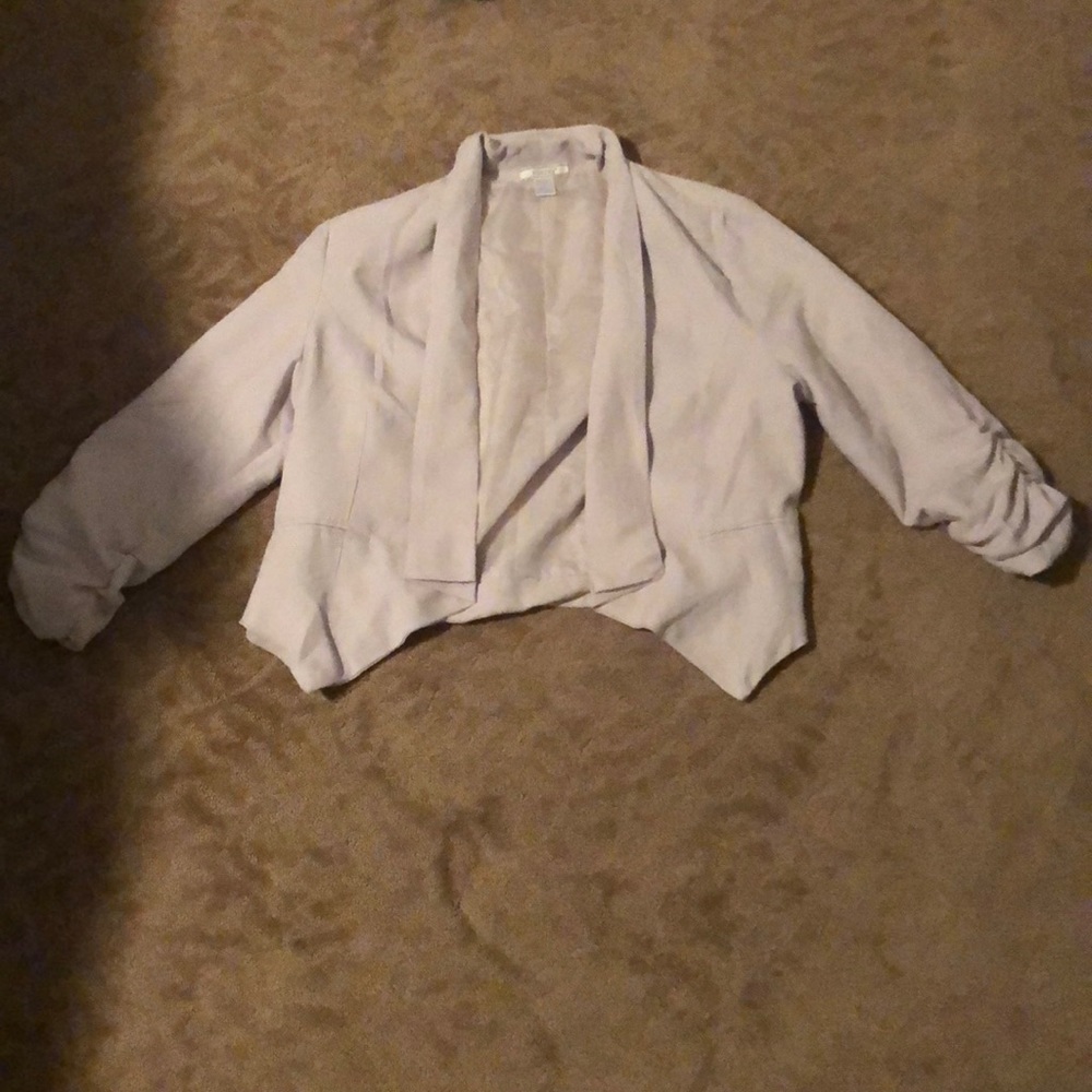 Cream colored blazer